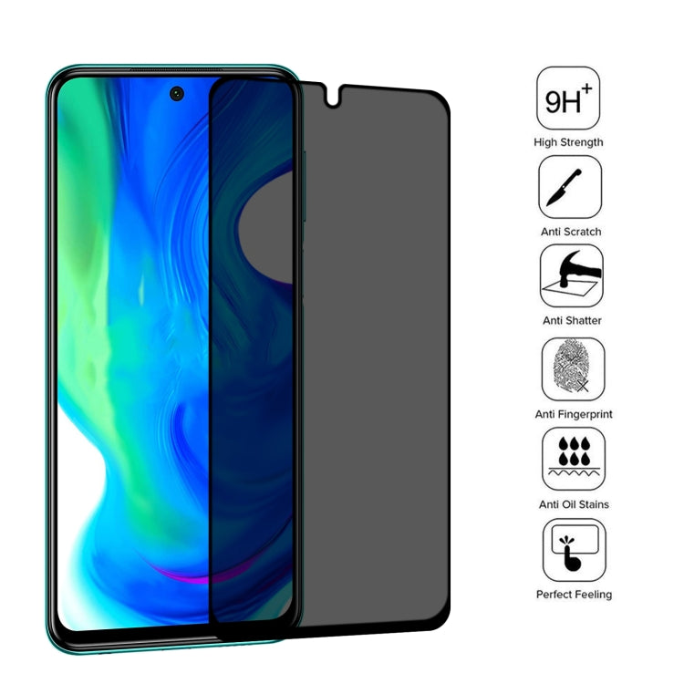 25 PCS Full Cover Anti-peeping Tempered Glass Film For Xiaomi Poco M2 Pro -  by buy2fix | Online Shopping UK | buy2fix