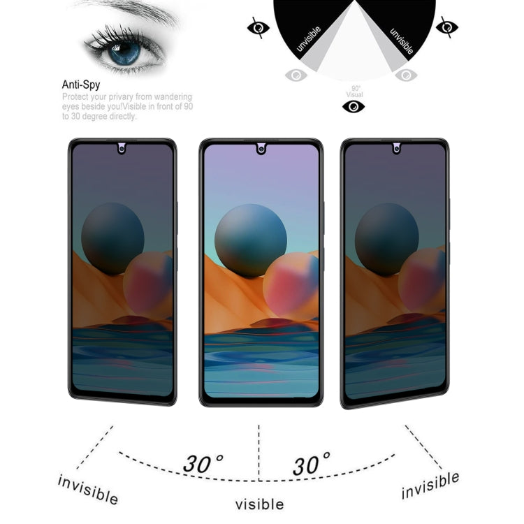 25 PCS Full Cover Anti-peeping Tempered Glass Film For Xiaomi Redmi Note 10 Pro Max -  by buy2fix | Online Shopping UK | buy2fix