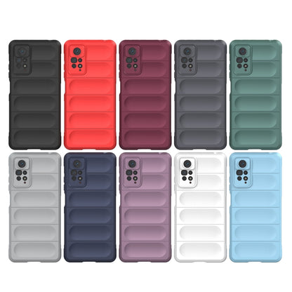 For Xiaomi Redmi Note 11 Pro International Magic Shield TPU + Flannel Phone Case(Grey) - Xiaomi Cases by buy2fix | Online Shopping UK | buy2fix