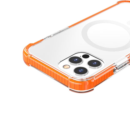 For iPhone 13 Pro Magsafe Magnetic Acrylic Shockproof Phone Case (Orange) - iPhone 13 Pro Cases by buy2fix | Online Shopping UK | buy2fix