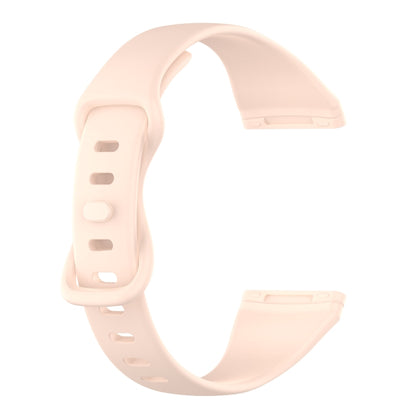 For Fitbit Versa 4 / Versa 3 / Sense Universal TPU Watch Band, Size:L(Sand Pink) - Watch Bands by buy2fix | Online Shopping UK | buy2fix