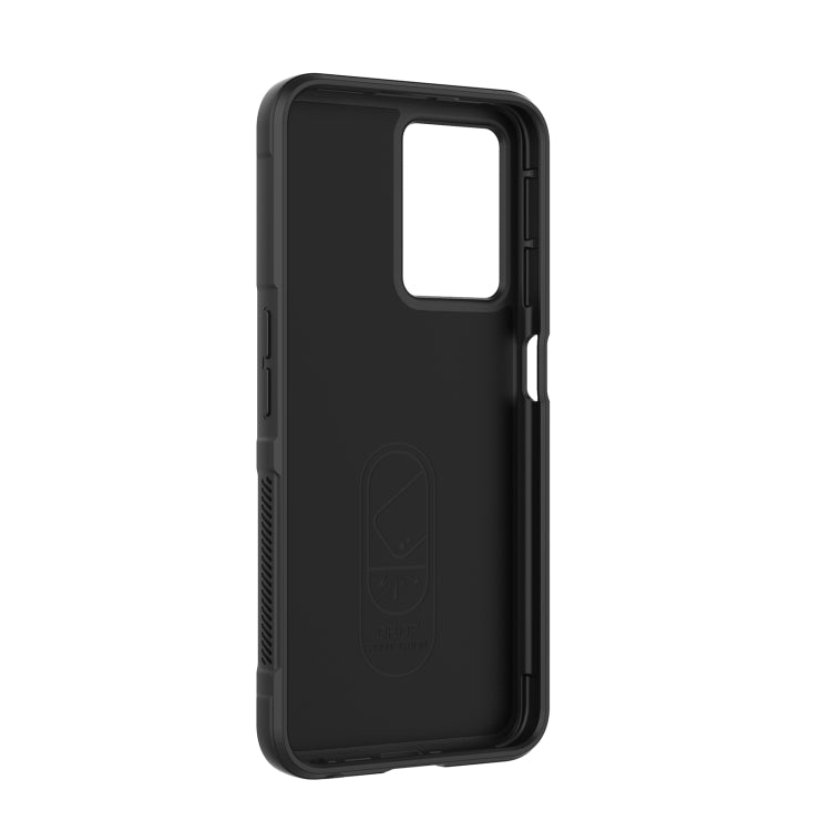 For Realme 9 Pro / Realme V25 5G / Realme 9 5G EU Version Magic Shield TPU + Flannel Phone Case(Grey) - Realme Cases by buy2fix | Online Shopping UK | buy2fix