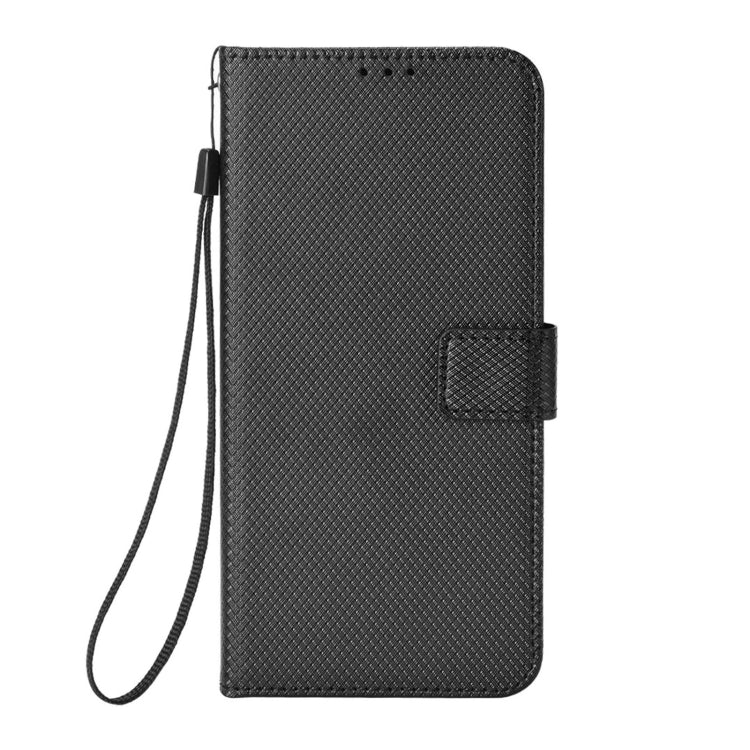 For Blackview A50 Diamond Texture Leather Phone Case(Black) - More Brand by buy2fix | Online Shopping UK | buy2fix