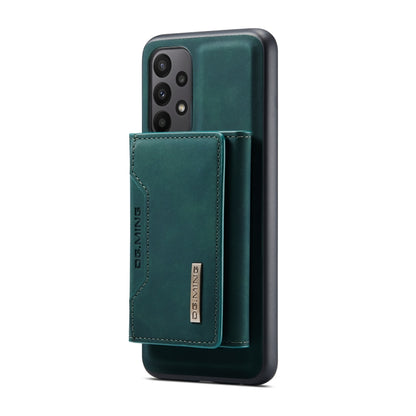 For Samsung Galaxy A23 5G DG.MING M2 Series 3-Fold Multi Card Bag Phone Case(Green) - Galaxy Phone Cases by DG.MING | Online Shopping UK | buy2fix