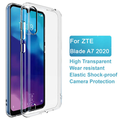 For ZTE Blade A7 2020 IMAK UX-5 Series Shockproof TPU Phone Case(Transparent) - ZTE Cases by imak | Online Shopping UK | buy2fix