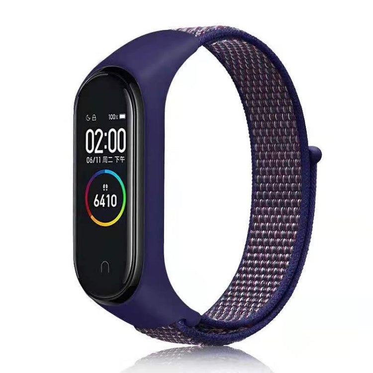 For Xiaomi Mi Band 7 Nylon Weave Watch Band(Indigo) - Watch Bands by buy2fix | Online Shopping UK | buy2fix