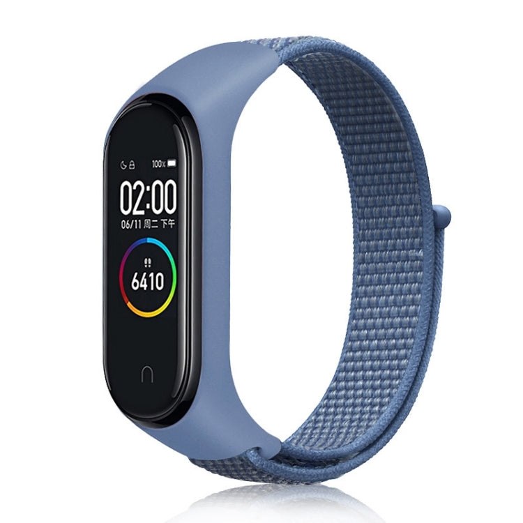 For Xiaomi Mi Band 7 Nylon Weave Watch Band(Cape Blue) - Watch Bands by buy2fix | Online Shopping UK | buy2fix