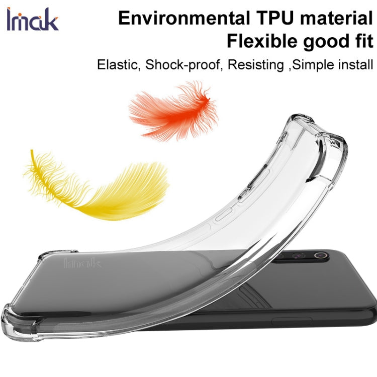 For OPPO Reno8 Pro+ 5G / Reno8 Pro 5G Global IMAK All-inclusive Shockproof Airbag TPU Case with Screen Protector (Transparent Black) - OPPO Cases by imak | Online Shopping UK | buy2fix