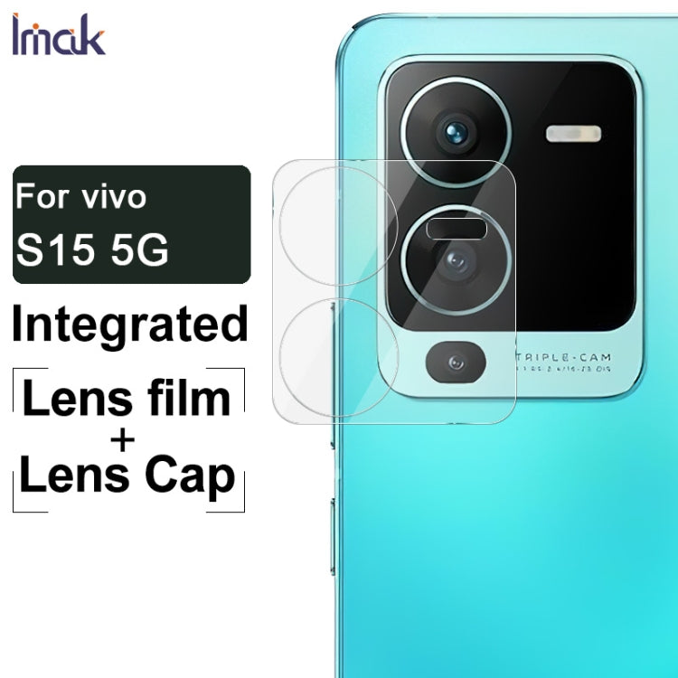 For vivo S15 5G / S15 Pro 5G imak Integrated Rear Camera Lens Tempered Glass Film with Lens Cap - vivo Tempered Glass by imak | Online Shopping UK | buy2fix