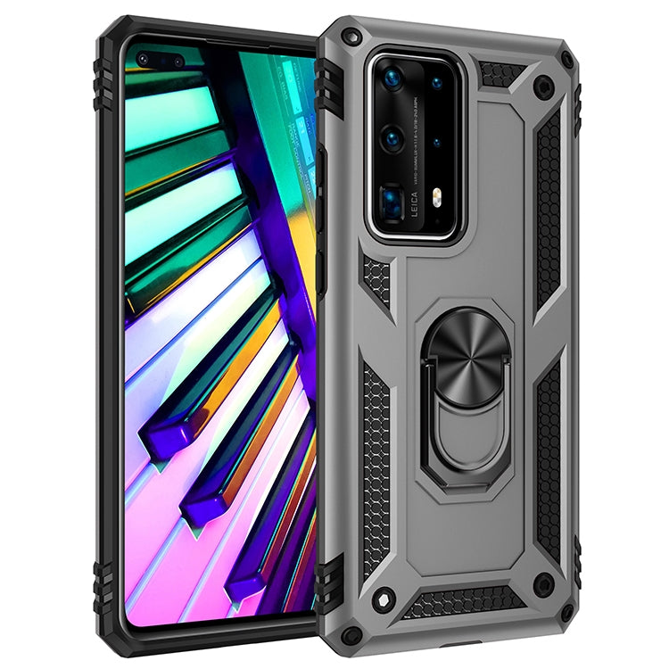 For Huawei P40 Pro Shockproof TPU + PC Protective Case with 360 Degree Rotating Holder - Huawei Cases by buy2fix | Online Shopping UK | buy2fix