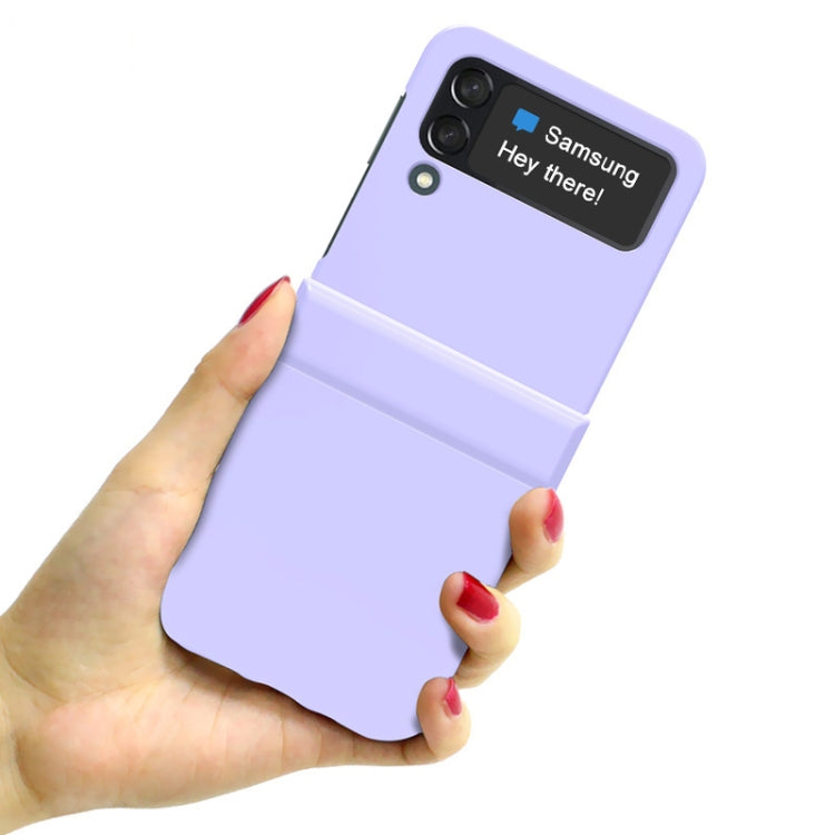 For Samsung Galaxy Z Flip4 5G IMAK JS-3 Series Colorful PC Case(Purple) - Galaxy Z Flip4 5G Cases by imak | Online Shopping UK | buy2fix