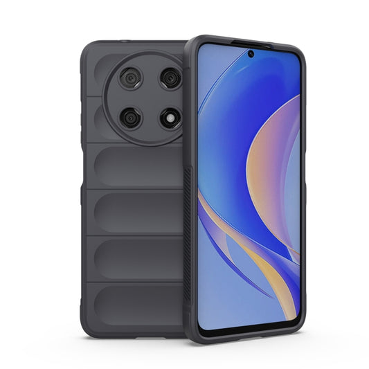 For Huawei Nova Y90/Enjoy 50 Pro Magic Shield TPU + Flannel Phone Case(Dark Grey) - Huawei Cases by buy2fix | Online Shopping UK | buy2fix