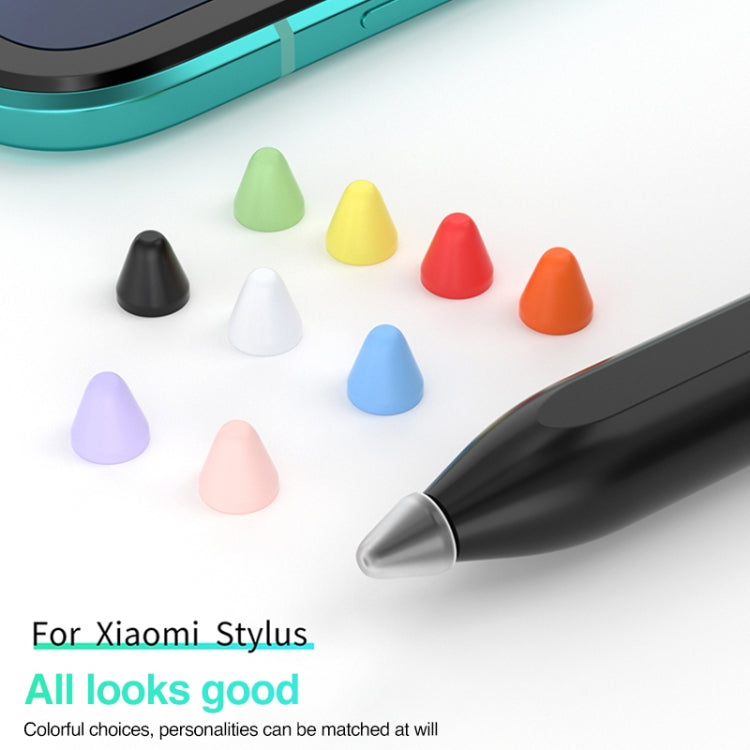 10 in 1 / Set Silicone Nib Cap For Xiaomi Pencil(Sky Blue) - Pencil Accessories by buy2fix | Online Shopping UK | buy2fix