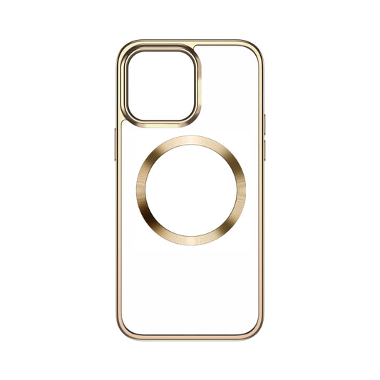 For iPhone 14 Pro Max TOTUDESIGN AA-188 Crystal Series TPU+PC MagSafe Case (Gold) - iPhone 14 Pro Max Cases by TOTUDESIGN | Online Shopping UK | buy2fix