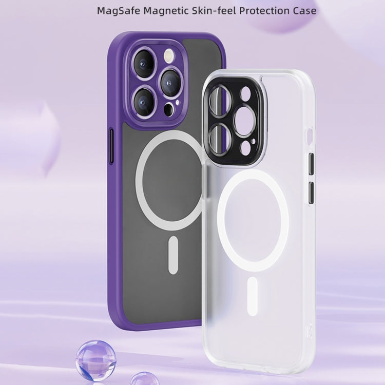 For iPhone 14 ROCK Guard Skin-feel MagSafe Phone Case (Purple) - iPhone 14 Cases by ROCK | Online Shopping UK | buy2fix