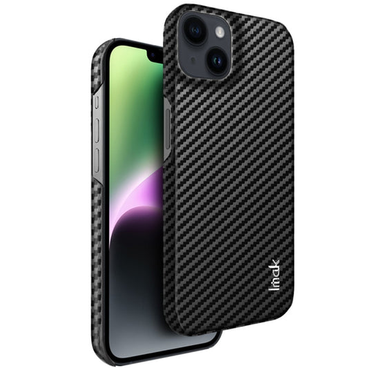 For iPhone 14 Plus IMAK Ruiyi Series Carbon Fiber PU + PC Phone Case - iPhone 14 Plus Cases by imak | Online Shopping UK | buy2fix