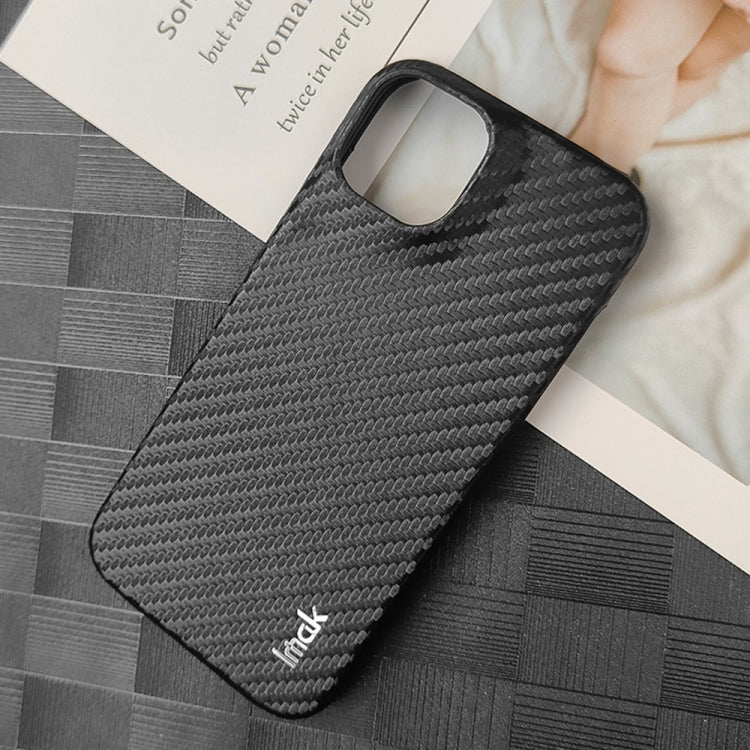 For iPhone 14 Plus IMAK Ruiyi Series Carbon Fiber PU + PC Phone Case - iPhone 14 Plus Cases by imak | Online Shopping UK | buy2fix