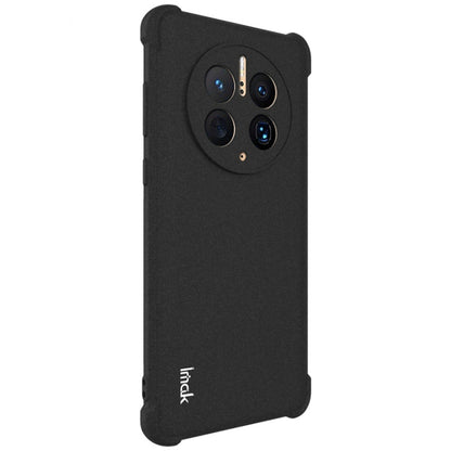 For Huawei Mate 50 Pro imak All-inclusive Shockproof Airbag TPU Case(Matte Black) - Huawei Cases by imak | Online Shopping UK | buy2fix
