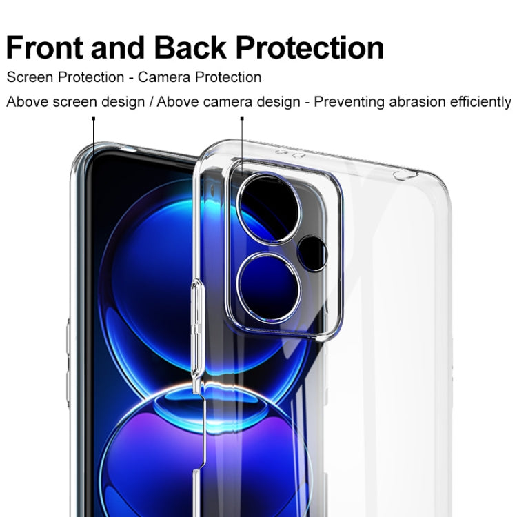 For Xiaomi Redmi Note 12 China imak Wing II Pro Series Wear-resisting Crystal Phone Protective Case(Transparent) - Xiaomi Cases by imak | Online Shopping UK | buy2fix