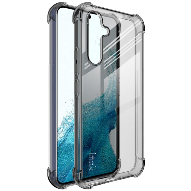 For Samsung Galaxy A54 5G imak Shockproof Airbag TPU Phone Case(Transparent Black) - Galaxy Phone Cases by imak | Online Shopping UK | buy2fix