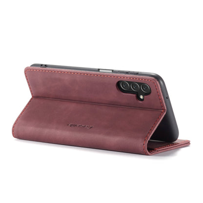 For Samsung Galaxy A14 5G CaseMe 013 Multifunctional Horizontal Flip Leather Phone Case(Wine Red) - Galaxy Phone Cases by CaseMe | Online Shopping UK | buy2fix