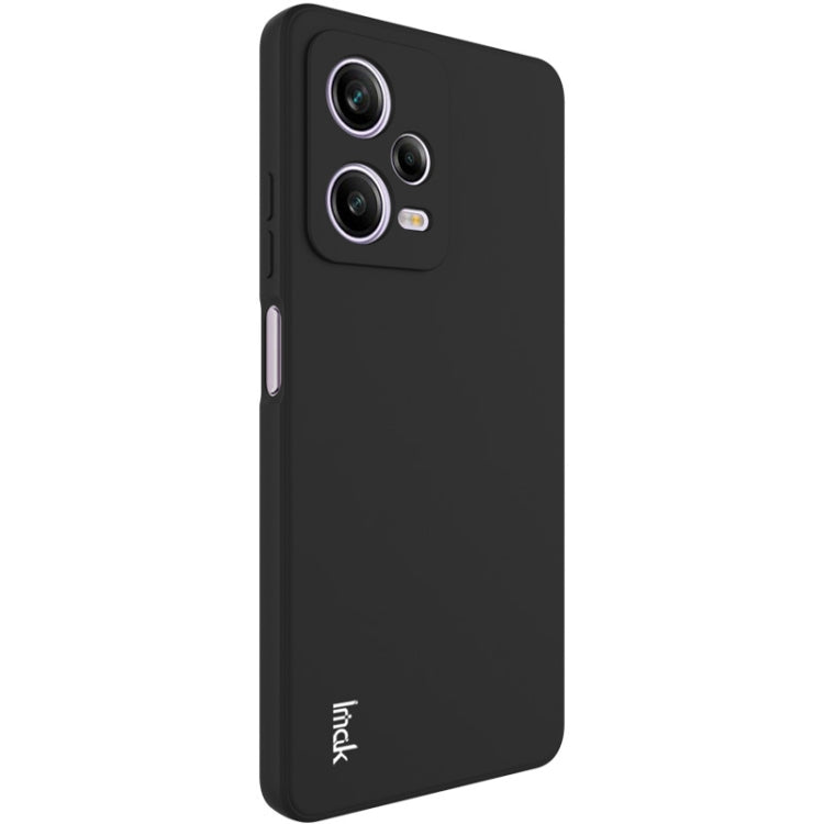 For Xiaomi Redmi Note 12 Pro 5G China / India IMAK UC-4 Series Straight Edge TPU Soft Phone Case(Black) - Xiaomi Cases by imak | Online Shopping UK | buy2fix