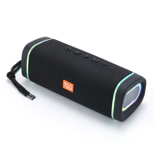 T&G TG375 Outdoor Portable LED Light RGB Wireless Bluetooth Speaker Subwoofer(Black) - Desktop Speaker by T&G | Online Shopping UK | buy2fix