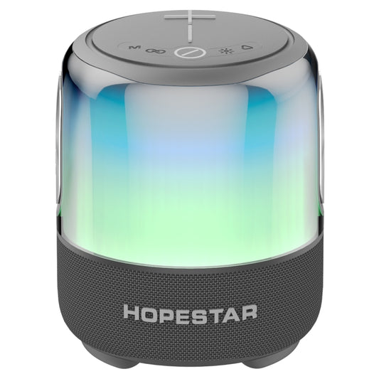 HOPESTAR SC-01 Waterproof LED Light Wireless Bluetooth Speaker(Grey) - Desktop Speaker by HOPESTAR | Online Shopping UK | buy2fix