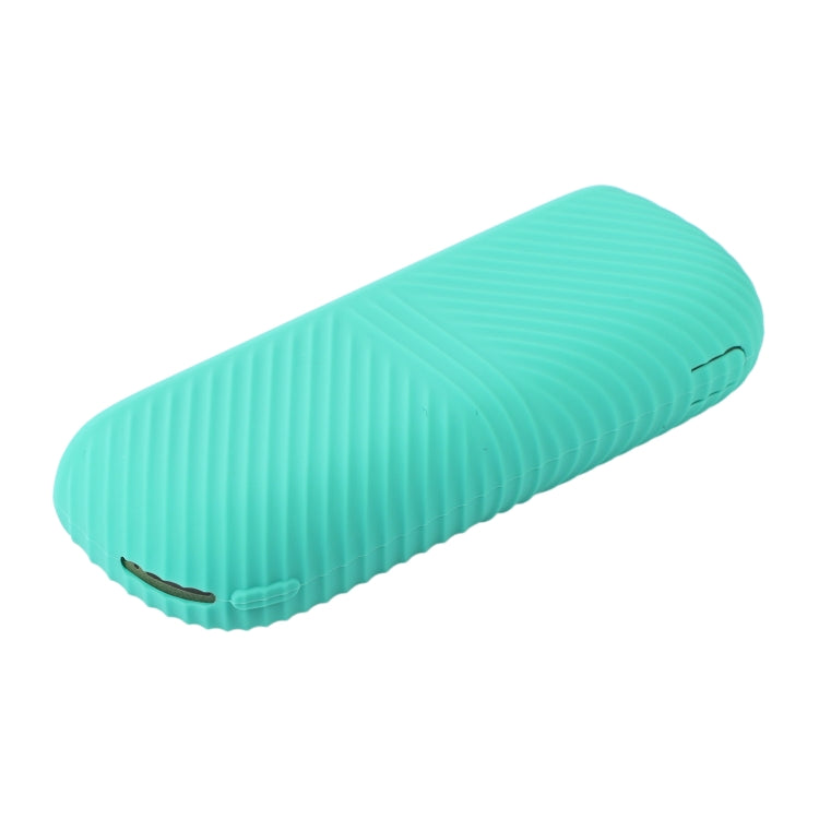 For IQOS ILUMA Silicone Electronic Cigarette Case Charging Compartment With Side Cover(Mint Green) - E Cigarette Accessories by buy2fix | Online Shopping UK | buy2fix