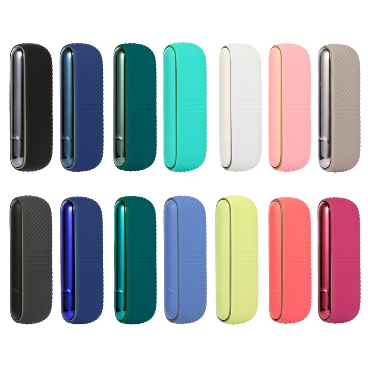 For IQOS ILUMA Silicone Electronic Cigarette Case Charging Compartment With Side Cover(Mint Green) - E Cigarette Accessories by buy2fix | Online Shopping UK | buy2fix