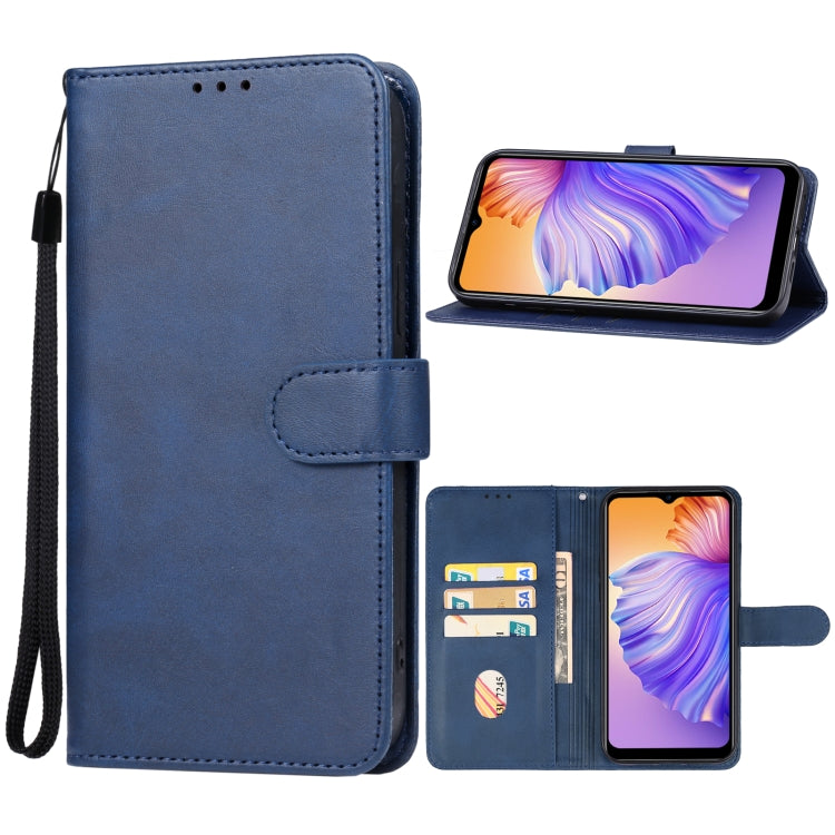 For DOOGEE N50 Leather Phone Case(Blue) - Doogee Cases by buy2fix | Online Shopping UK | buy2fix