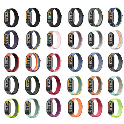 For Xiaomi Mi Band 8 Loop Nylon Watch Band(Blue Sea Color) - Watch Bands by buy2fix | Online Shopping UK | buy2fix