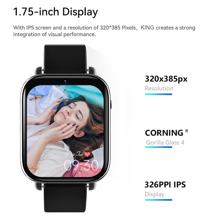 Z20 1.75 inch Screen 4G LTE Smart Watch Android 9 OS 4GB+128GB(Black) - Android Watch by buy2fix | Online Shopping UK | buy2fix