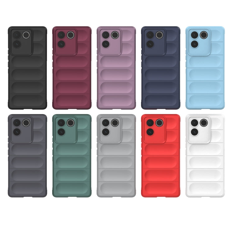 For vivo S17e Magic Shield TPU + Flannel Phone Case(Black) - vivo Cases by buy2fix | Online Shopping UK | buy2fix
