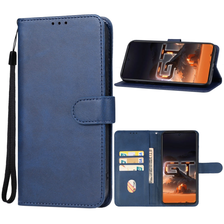 For Infinix GT 10 Pro Leather Phone Case(Blue) - Infinix Cases by buy2fix | Online Shopping UK | buy2fix