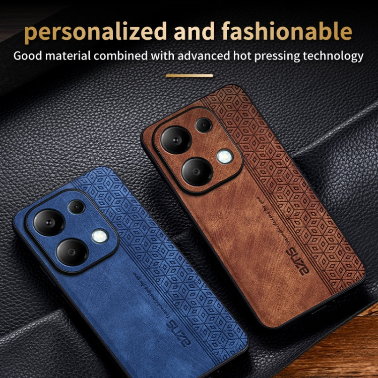 For Xiaomi Redmi Note 13 Pro 4G AZNS 3D Embossed Skin Feel Phone Case(Brown) - Xiaomi Cases by AZNS | Online Shopping UK | buy2fix