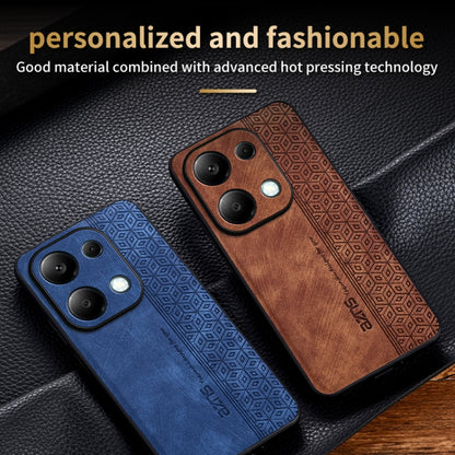 For Xiaomi Redmi Note 13 Pro 4G AZNS 3D Embossed Skin Feel Phone Case(Brown) - Xiaomi Cases by AZNS | Online Shopping UK | buy2fix