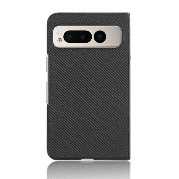 For Google Pixel Fold PU Leather PC Phone Case(Black) - Google Cases by buy2fix | Online Shopping UK | buy2fix