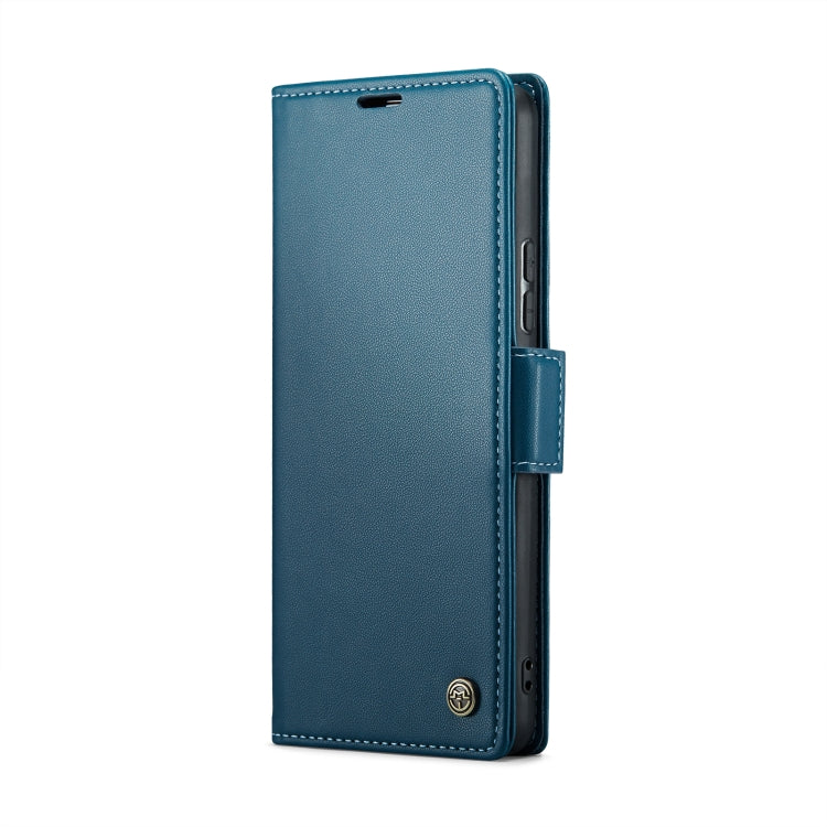 For Xiaomi Poco X6 5G CaseMe 023 Butterfly Buckle Litchi Texture RFID Anti-theft Leather Phone Case(Blue) - Xiaomi Cases by CaseMe | Online Shopping UK | buy2fix