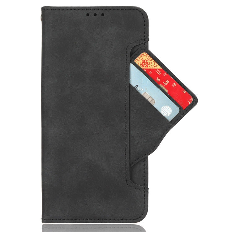 For Motorola Moto G Power 5G 2024 Skin Feel Calf Texture Card Slots Leather Phone Case(Black) - Motorola Cases by buy2fix | Online Shopping UK | buy2fix