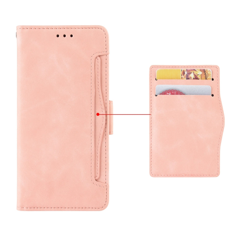 For Xiaomi 14 Ultra Skin Feel Calf Texture Card Slots Leather Phone Case(Pink) - 14 Ultra Cases by buy2fix | Online Shopping UK | buy2fix