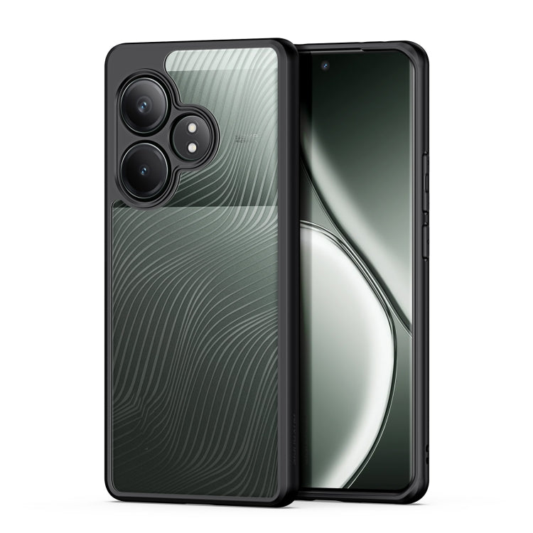 For Realme GT 6T / GT 6 DUX DUCIS Aimo Series TPU + PC Frosted Feel Phone Case(Black) - Realme Cases by DUX DUCIS | Online Shopping UK | buy2fix