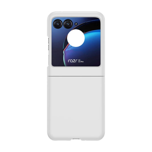 For Motorola Razr 50 Skin Feel PC Phone Case(White) - Motorola Cases by buy2fix | Online Shopping UK | buy2fix