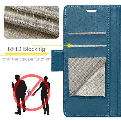 For OPPO A78 4G CaseMe 023 Butterfly Buckle Litchi Texture RFID Anti-theft Leather Phone Case(Blue) - OPPO Cases by CaseMe | Online Shopping UK | buy2fix