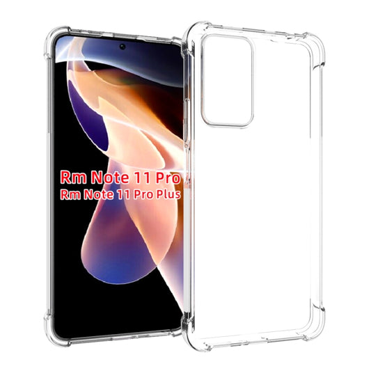 For Xiaomi Redmi Note 11 Pro / 12 Pro 4G Shockproof Non-slip Thickening TPU Phone Case(Transparent) - Xiaomi Cases by buy2fix | Online Shopping UK | buy2fix