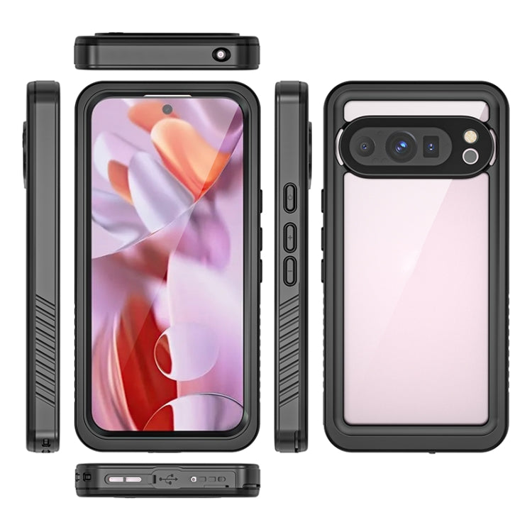 For Google Pixel 9 Pro RedPepper Shockproof IP68 Waterproof PC + TPU Protective Case(Black) - Google Cases by RedPepper | Online Shopping UK | buy2fix