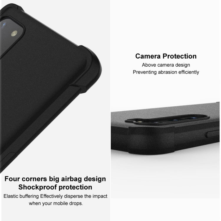 For Xiaomi 14 5G imak Shockproof Airbag TPU Phone Case(Matte Black) - 14 Cases by imak | Online Shopping UK | buy2fix