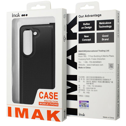 For Samsung Galaxy Z Flip5 5G imak Ruiyi Series Carbon Fiber PU + PC Phone Case - Galaxy Phone Cases by imak | Online Shopping UK | buy2fix