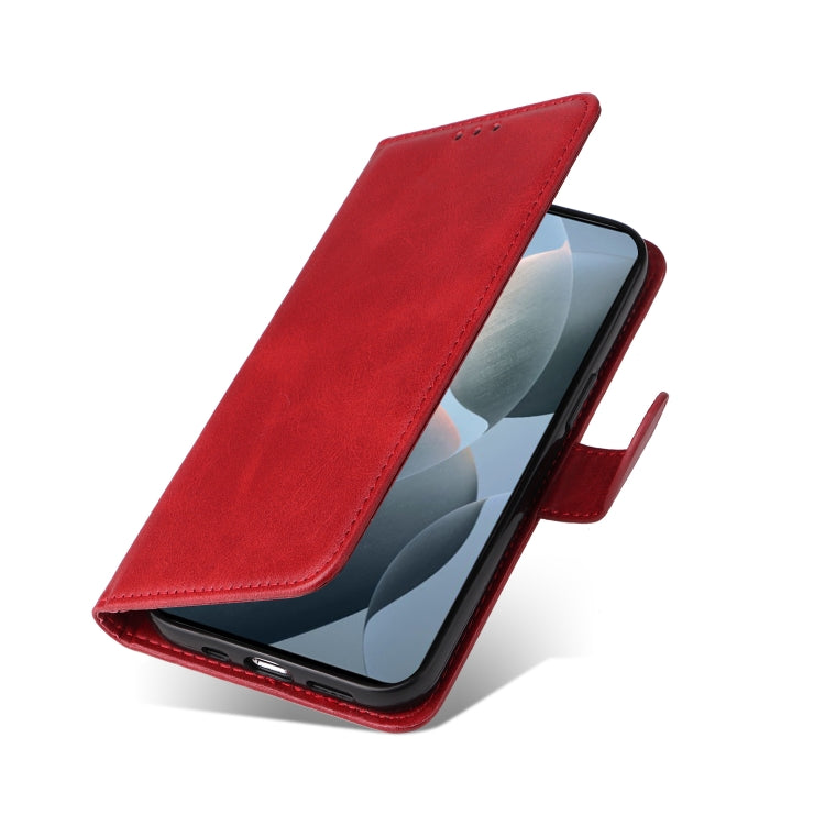 For Xiaomi Redmi K70 / K70 Pro Classic Calf Texture Flip Leather Phone Case(Red) - K70 Pro Cases by buy2fix | Online Shopping UK | buy2fix