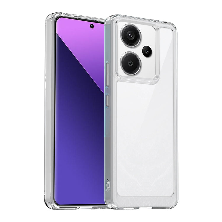 For Xiaomi Redmi Note 13 Pro+ Colorful Series Acrylic Hybrid TPU Phone Case(Transparent) - Note 13 Pro+ Cases by buy2fix | Online Shopping UK | buy2fix